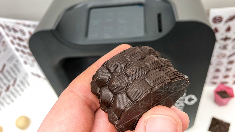 Druckqualität des Schokoladen-3D-Druckers mycusini 2.0