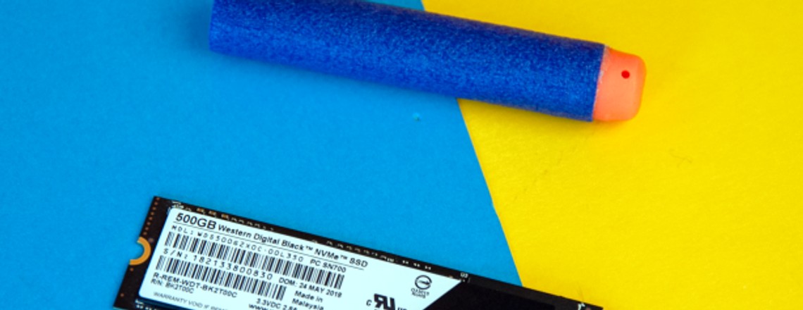 Western Digital WD Black M.2 NVMe (500 GByte) im Test