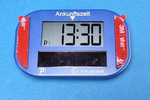 Elektronische Parkscheibe von Lescars im Test: Klein und mit Solarpanel