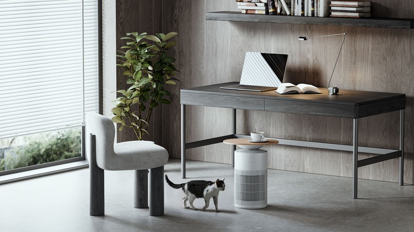 Switchbot Luftreiniger: Variante mit Tisch