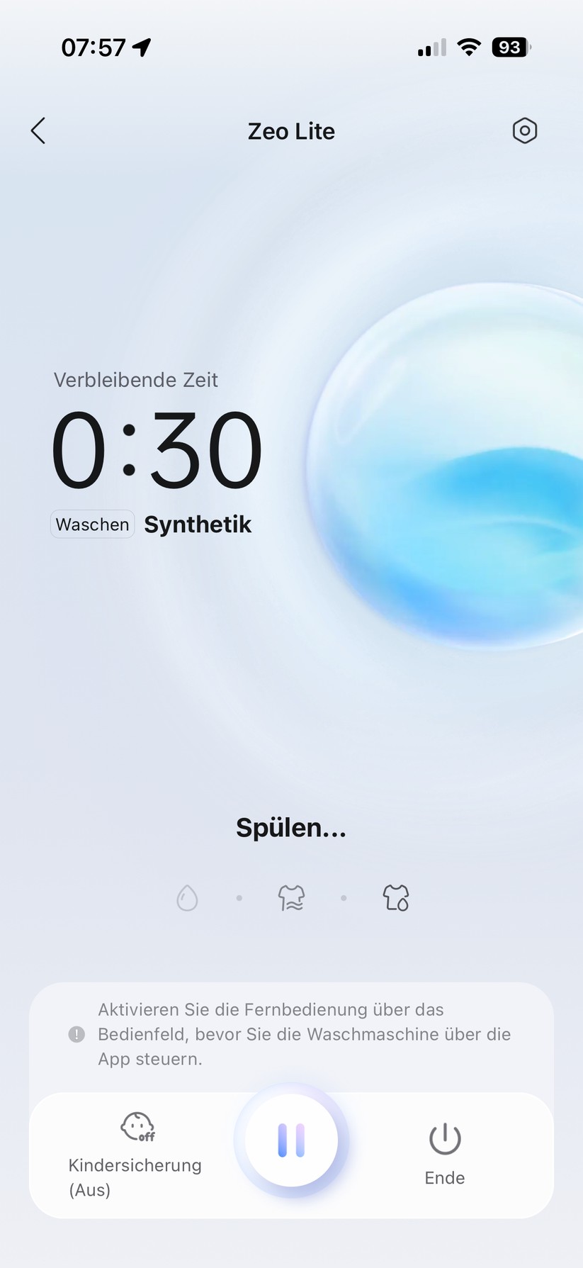 Roborock Zeo Lite - App