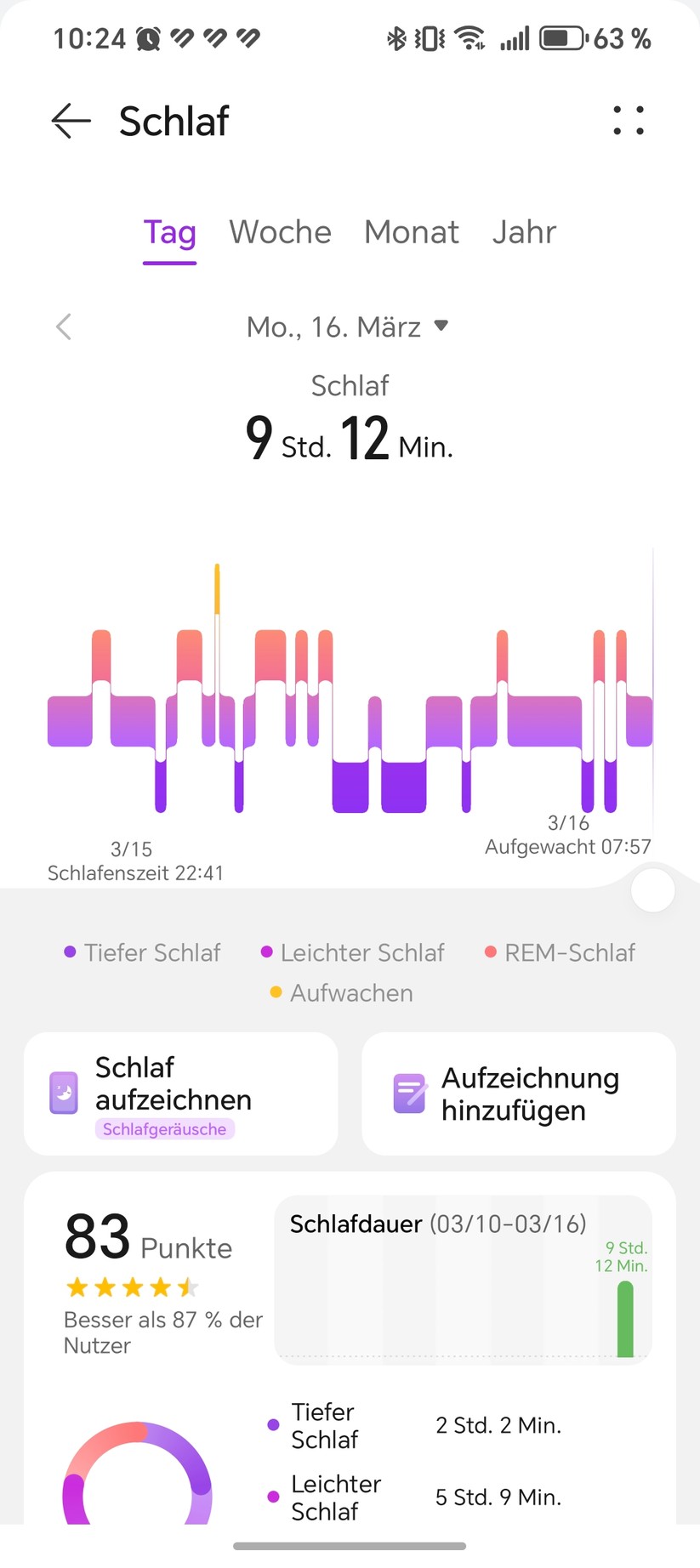 Huawei Watch GT Runner 2 - Health App