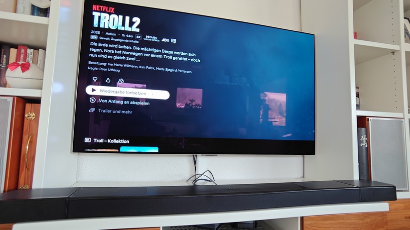 Die HBL Bar 1300MK2 bietet mit Dolby-Atmos-Inhalten ein tolles 3D-Klangerlebnis.