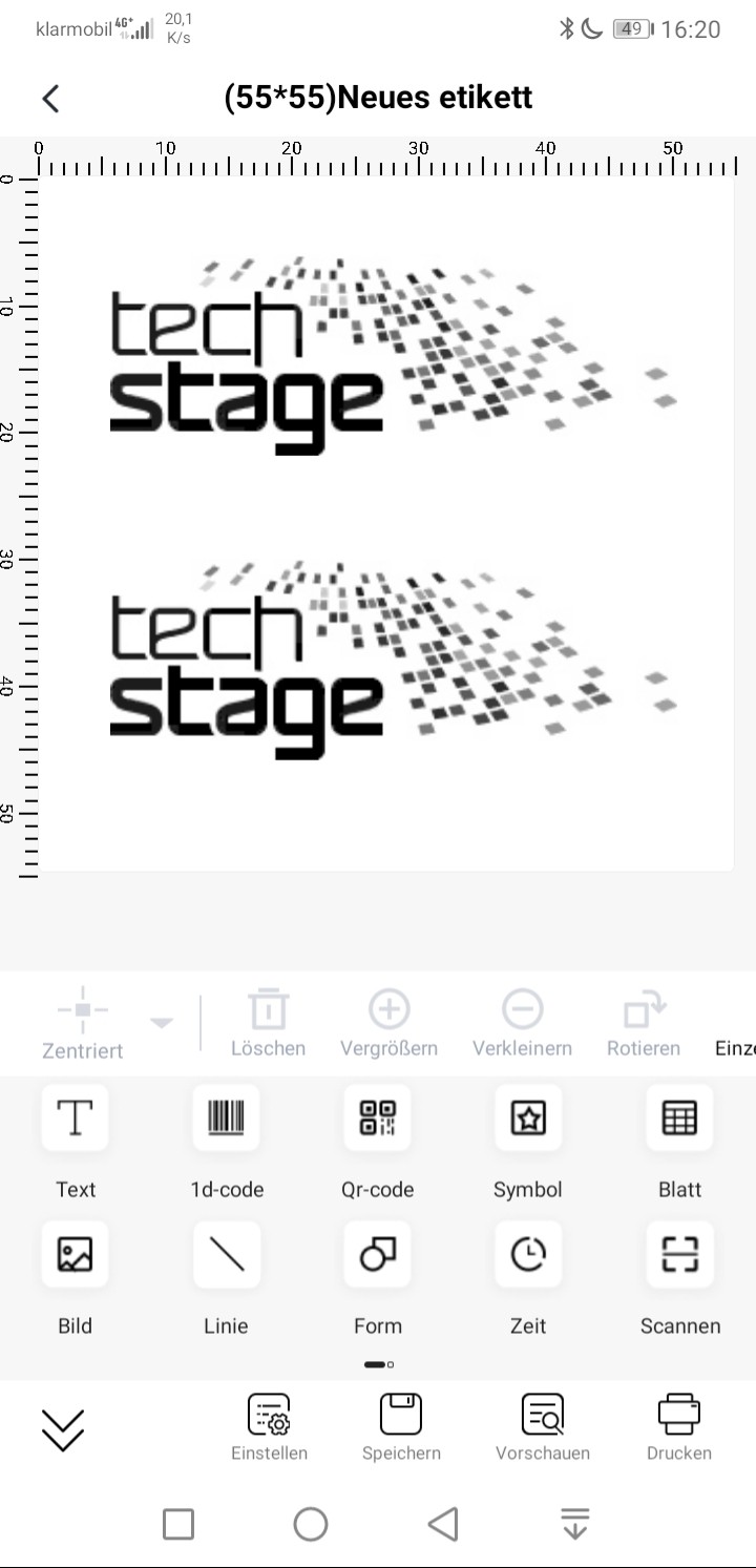 Etikettendrucker App