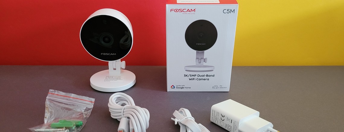 Foscam C5M 3K: Hohe Auflösung, Personen- und Geräuscherkennung, Onvif-Support, Dual-Wi-Fi und Ethernet, lokale Speicherung