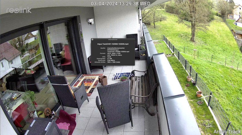 Reolink Argus Track: Testaufnahmen