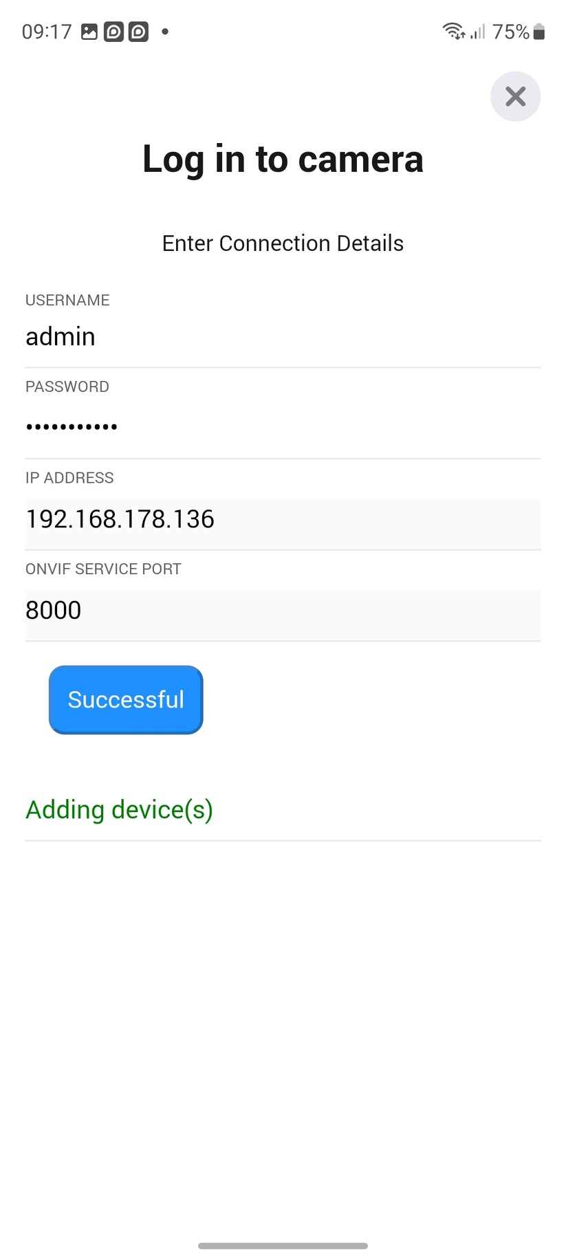 Reolink CX410: Integration in Homey Pro
