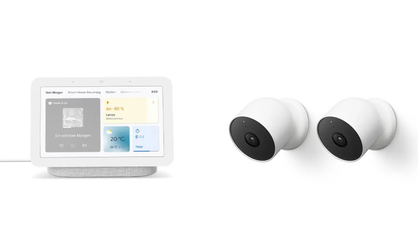 Zwei Kameras + Hub gibt es von Google