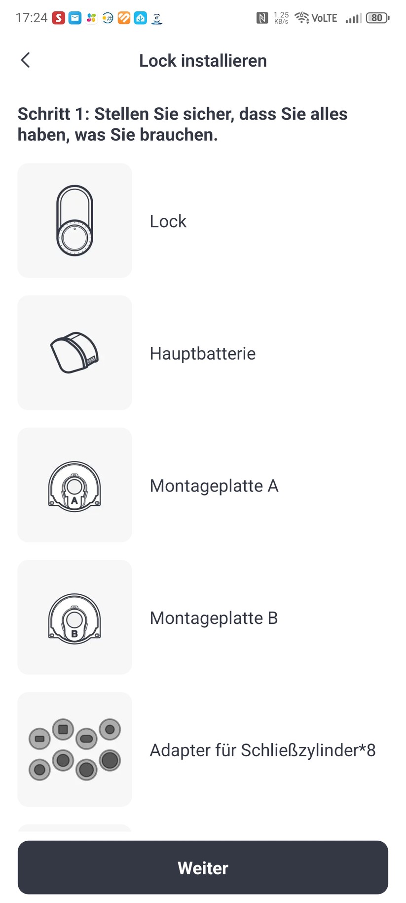 Die Switchbot-App ist auch für die Montage hilfreich.