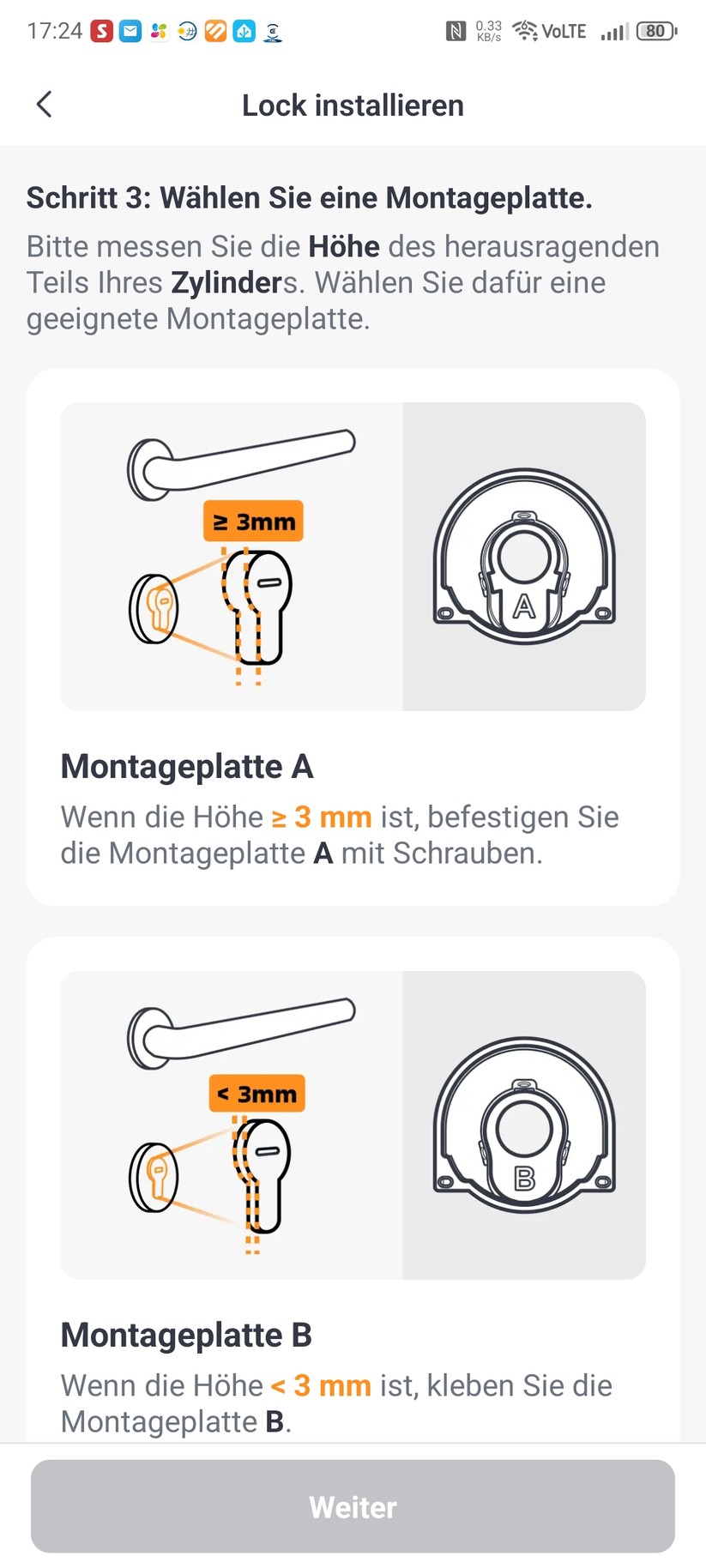 Die Switchbot-App ist auch für die Montage hilfreich.