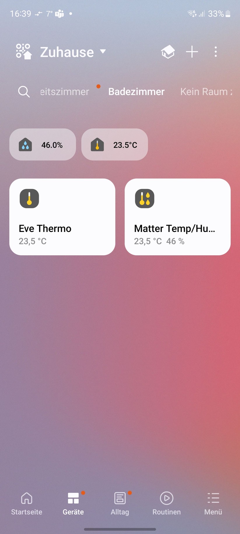 Eve Thermo & Eve Thermo Control: Integration über Matter in Smartthings