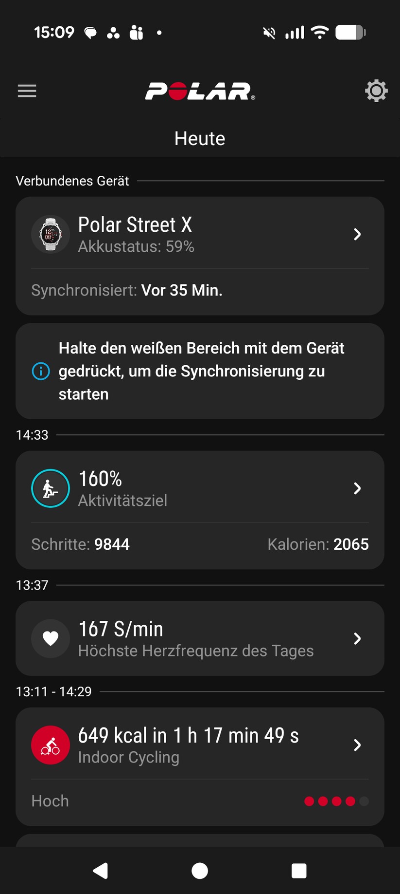 Polar Street X – App