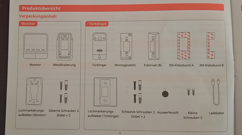 Switchbot Türklingel mit Kamera und Monitor