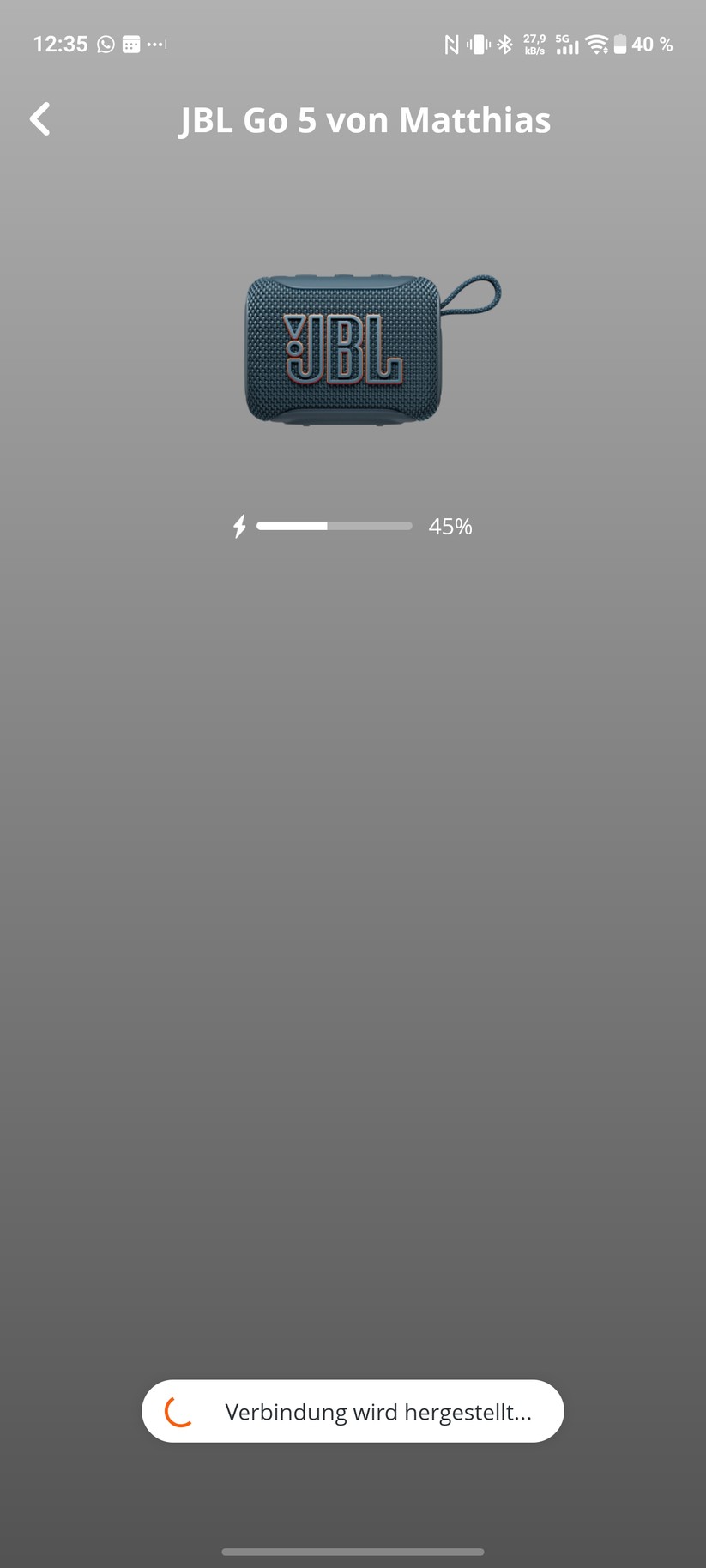 JBL Go 5 Screenshot