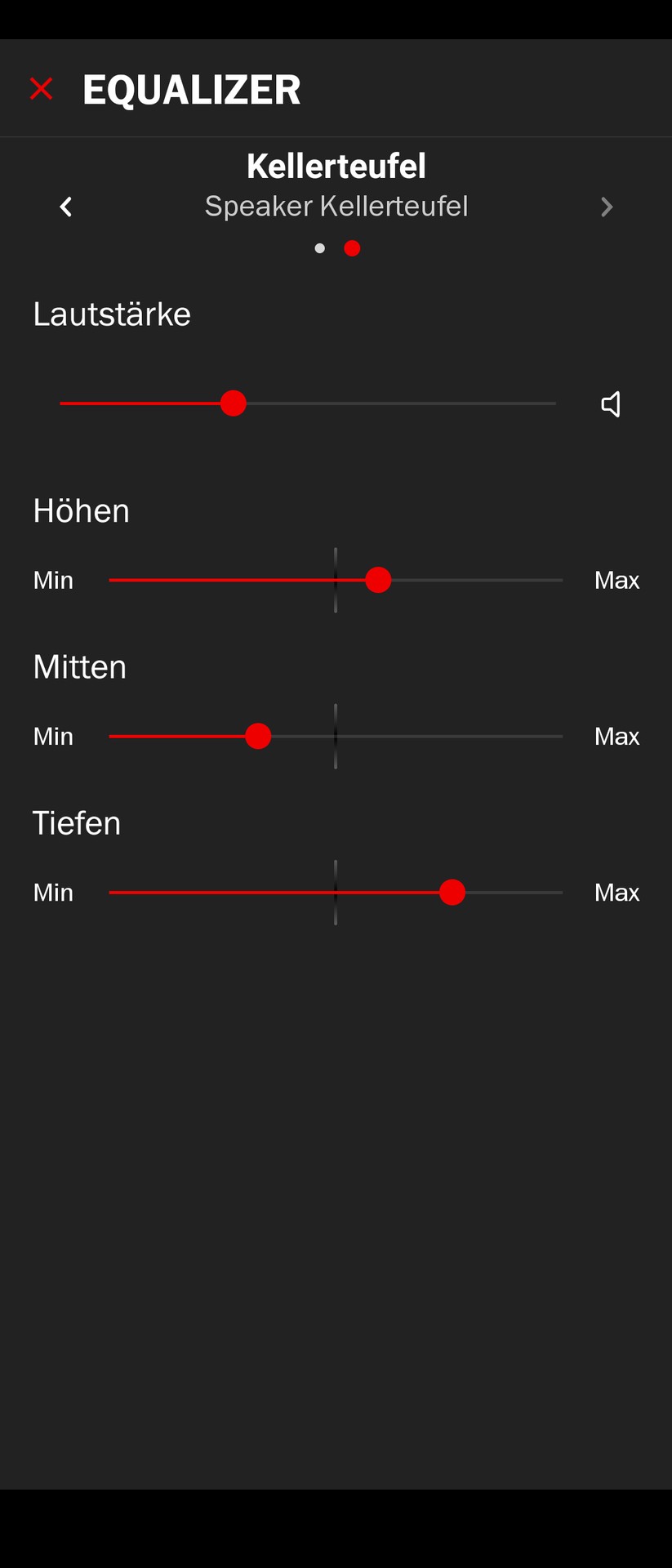 Teufel Streamer App