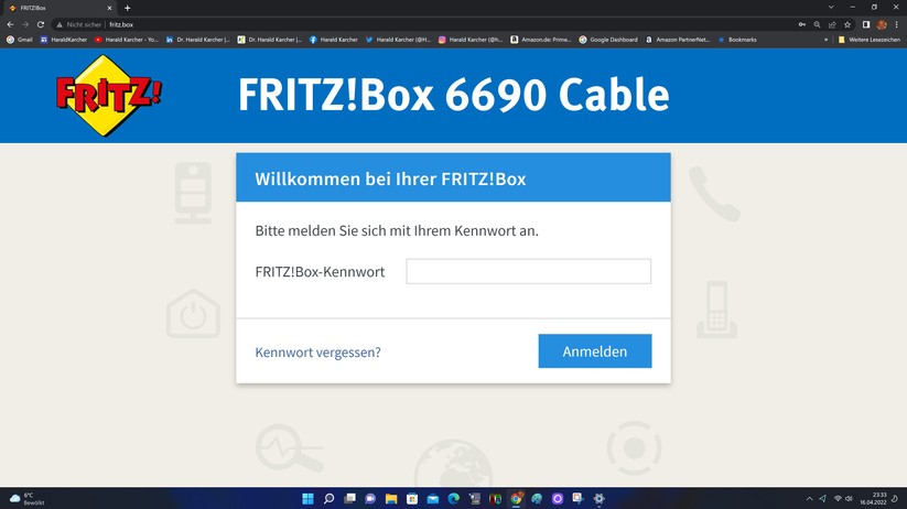 Fritzbox 6690 Cable - Konfiguration 
