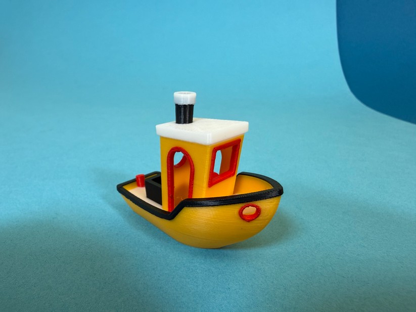 Das mehrfarbige Benchy sieht klasse aus.