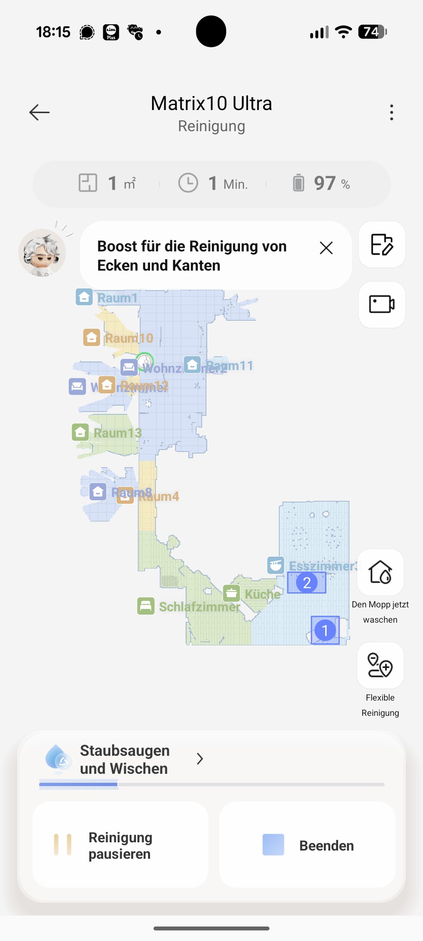Dreame Matrix 10 Ultra – App & Einrichtung