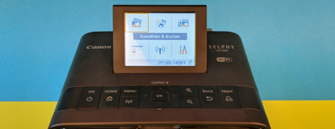 Canon Selphy CP1300 im Test: Fotodrucker mit Akku