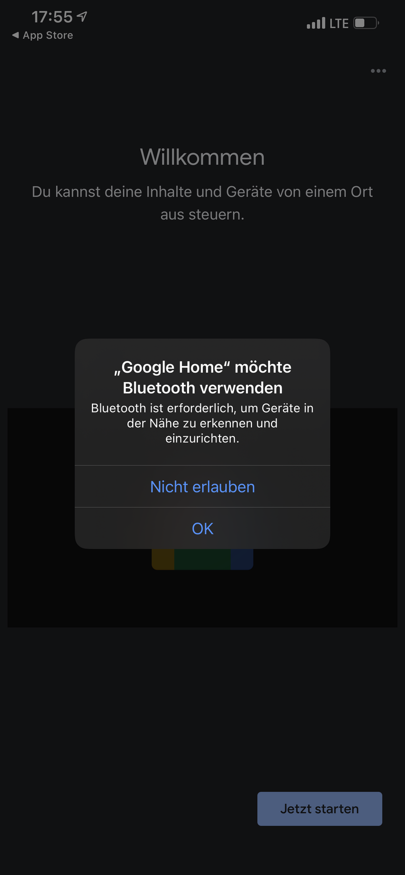 Google Home App für Nest Floodlight 