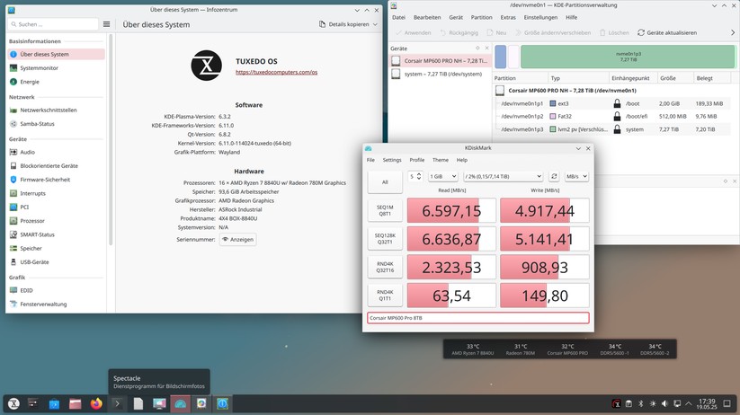 Tuxedo Nano Pro: Benchmarks
