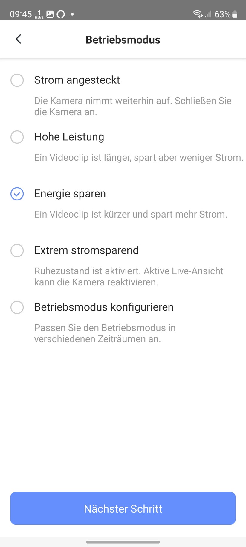 Ezviz EB3: Inbetriebnahme