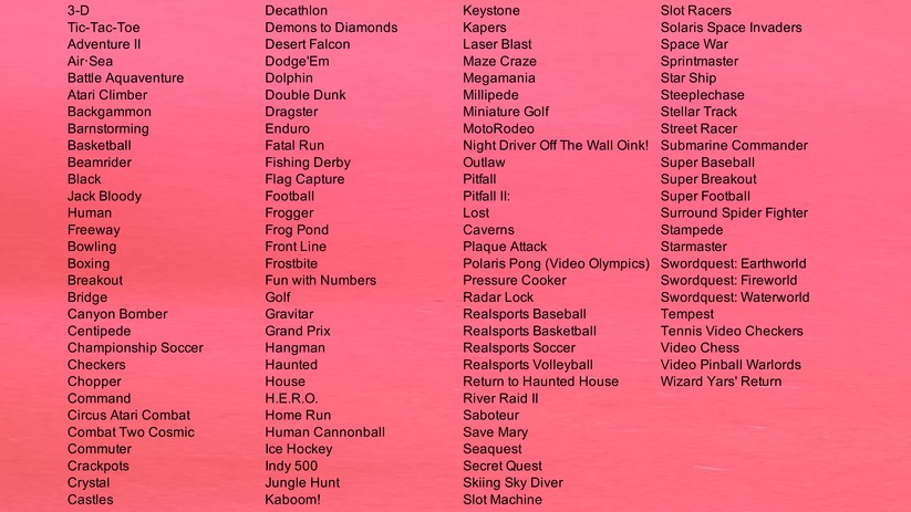 Viele der Titel sind heute weitgehend unbekannt.