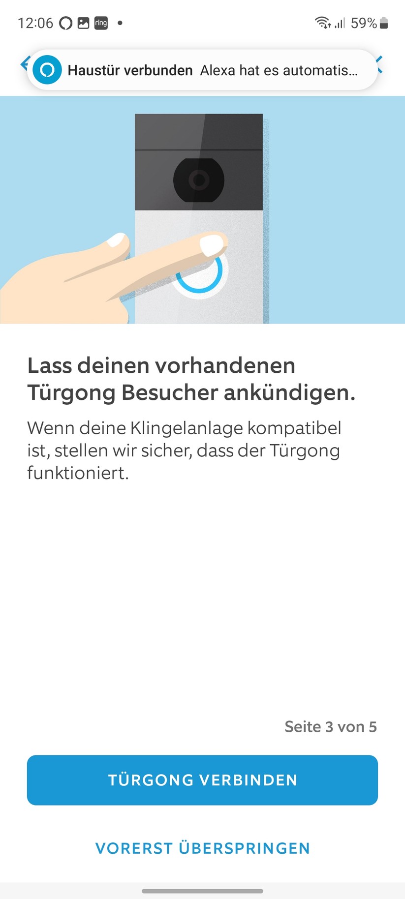 Ring Battery Video Doorbell Plus: App, Setup, Einstellungen