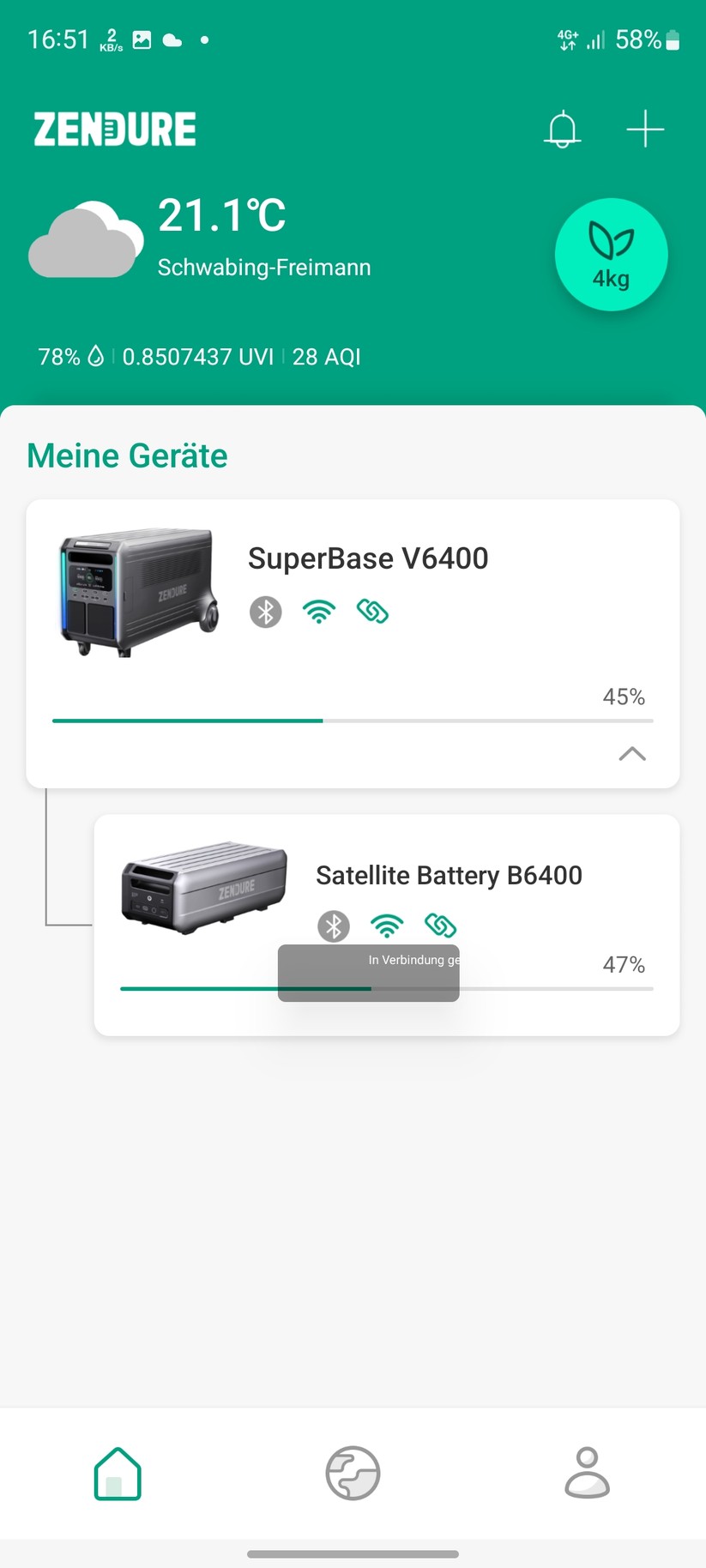 Zendure Superbase V6400 mit Zusatzakku