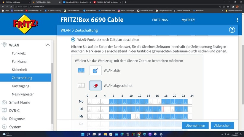 Fritzbox 6690 Cable - Konfiguration 