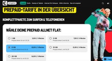 Congstar Prepaid-Tarife mit extra GB und ohne Bereitstellungspreis