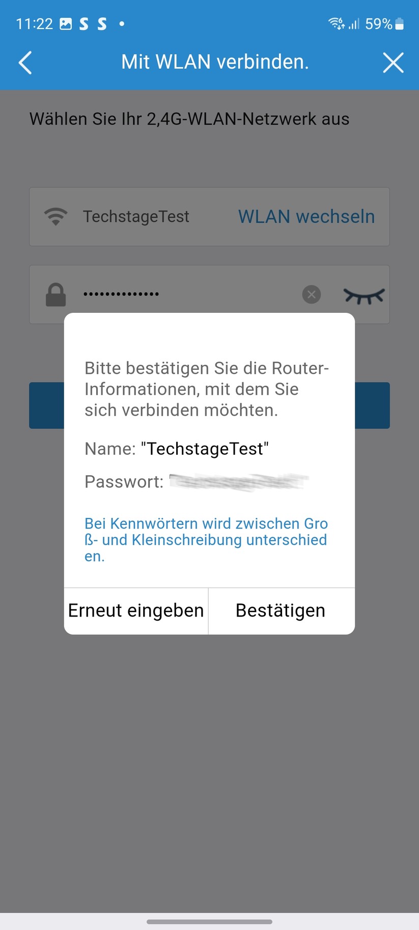 Myannke-App: Setup und Einstellungen