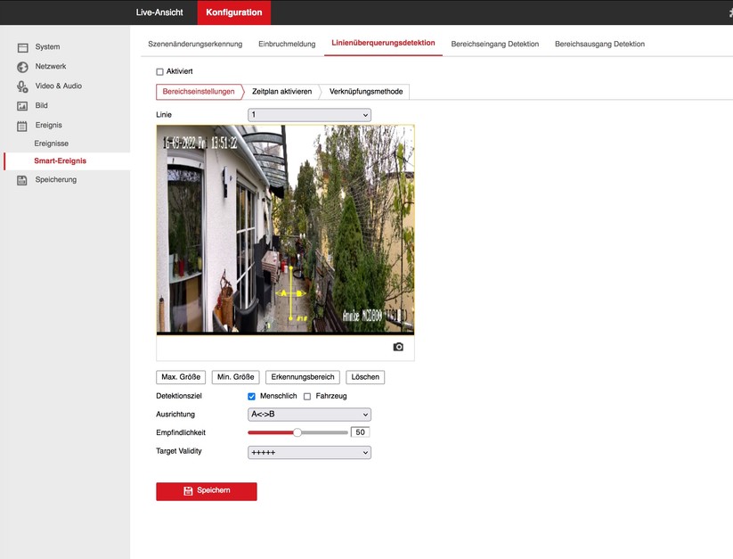 Annke NCD800 (I91BI): Einstellungsmöglichkeiten mit Browser