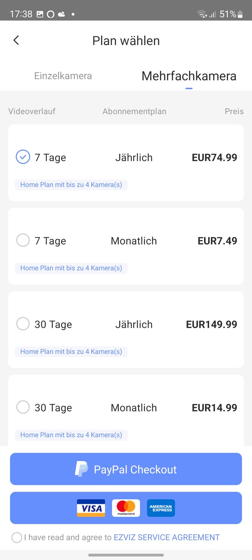 Ezviz CB8 2K: App, Einstellungen, Nachtsicht