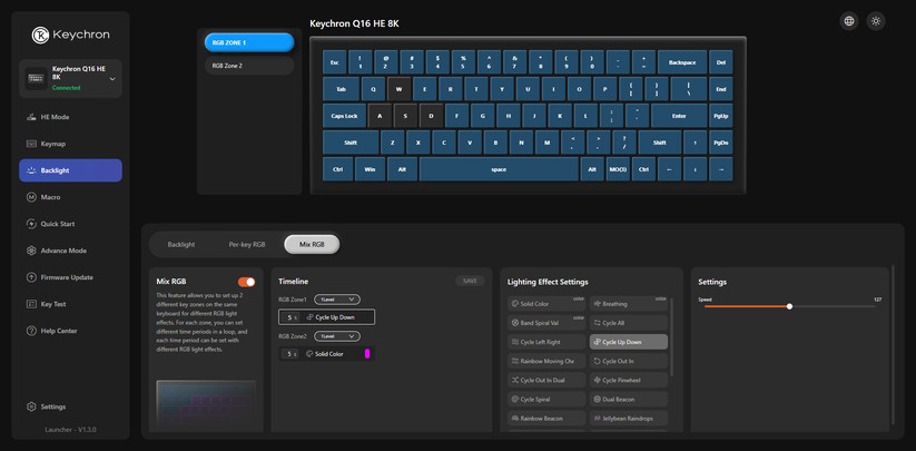 Keychron Q16 HE 8K - Bilder App