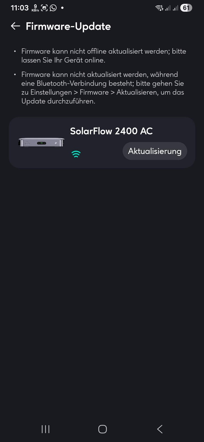 Zendure-App: Einrichtung
