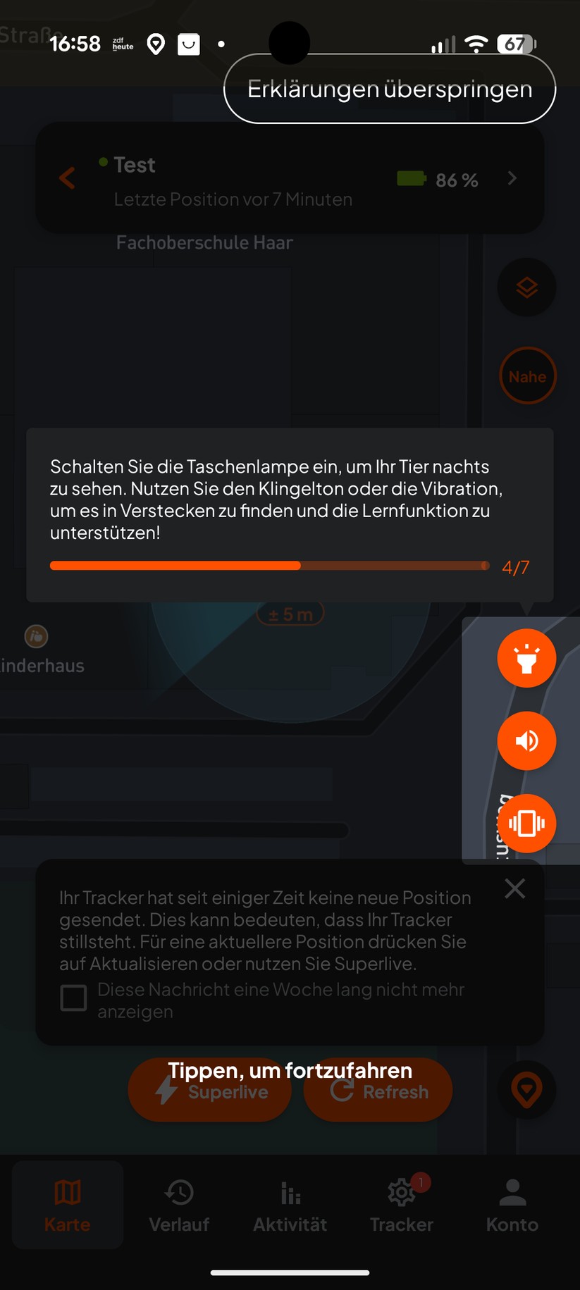 Weenect XT – Bilderstrecke