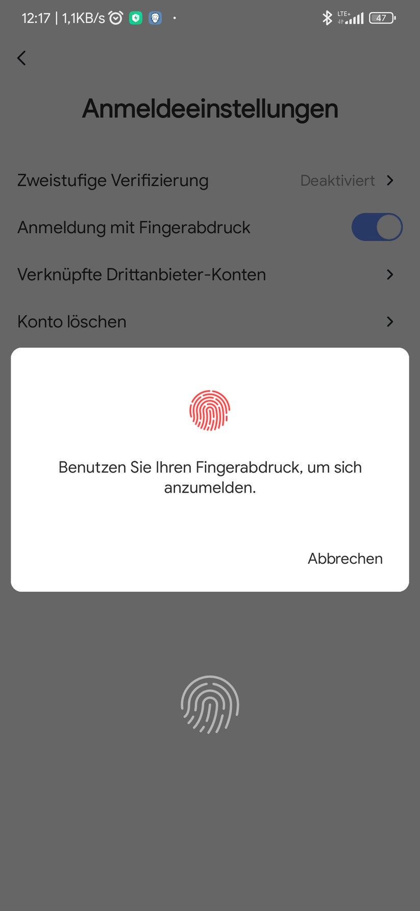 Ezviz LC3: App-Screenshots