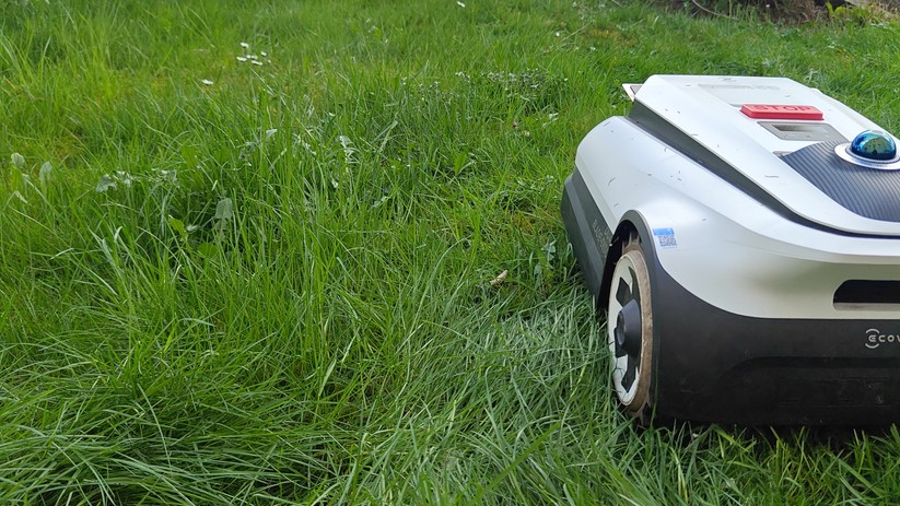 Auch höher gewachsenes Gras mäht der Ecovacs Goat A3000 Lidar.