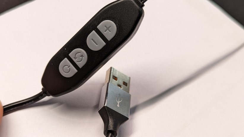 Bedienelement am Kabel.