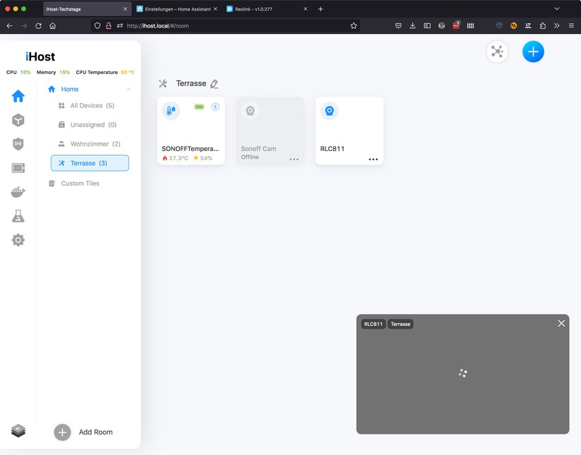 Smart-Home-Zentrale Sonoff iHost: Zigbee, Docker, Homebridge, Node-RED