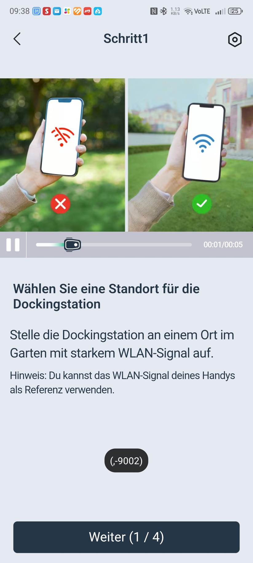 Ecovacs-App: Einrichtung 