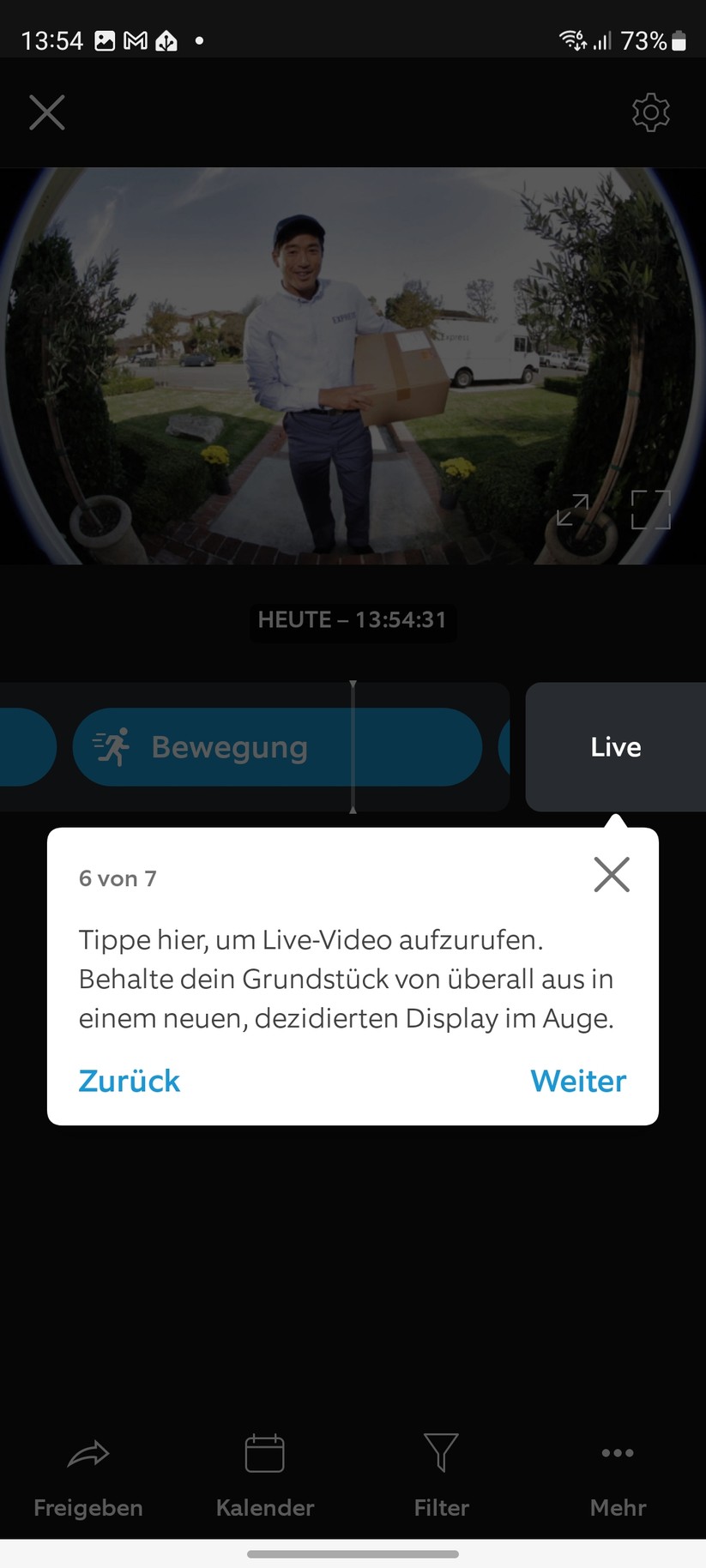Ring Stick Up Cam Pro Akku: Die Kamera bietet viele Funktionen und Konfigurationsmöglichkeiten.