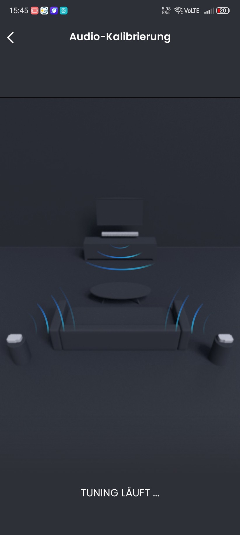 Die Einrichtung der Soundbar erfolgt mit der App JBL One