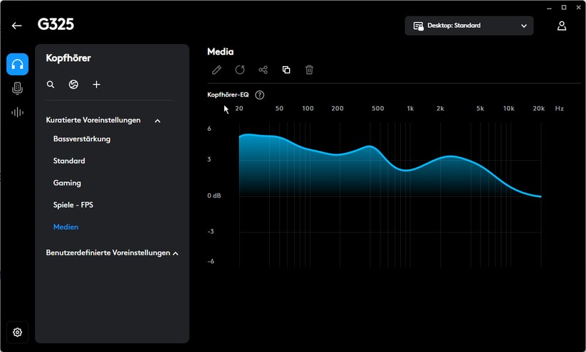 Logitech G325 Lightspeed - Bilder App