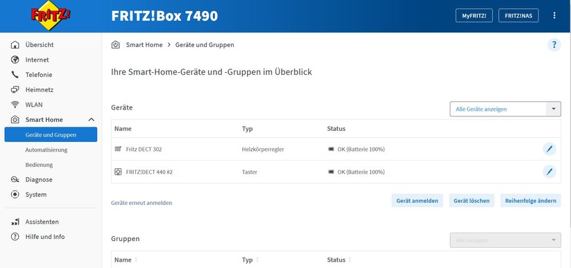 Fritzdect 302: Um alle Funktionen des AVM-Thermostats nutzen zu können, müssen Anwender die Fritzbox-Oberfläche verwenden.