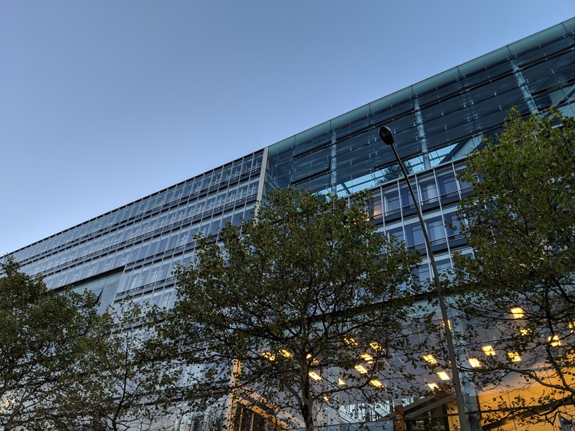 Aufnahme bei Dämmerung