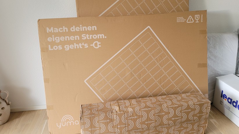 Yuma Balcony 840+ Bifazial Pro: Verpackung, Lieferumfang & Aufbau