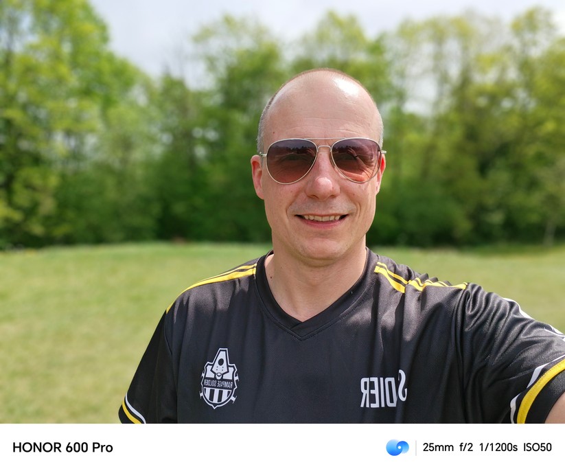  Selfie im Portätmodus mit Bokeh