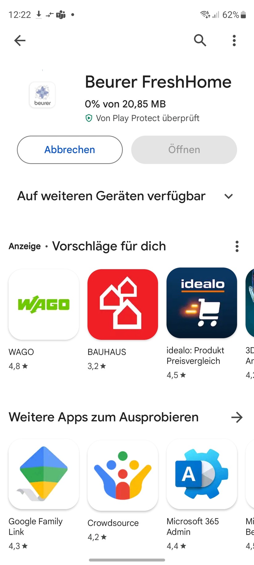 Mit der App Fresh Home kann man den Beurer-Luftreiniger mit dem heimischen WLAN koppeln und fernsteuern.